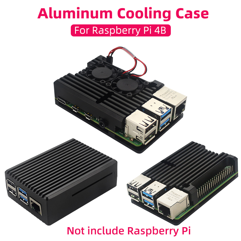 Argon One V3 M.2 Nvme Case - Aluminium behuizing voor Raspberry Pi 4