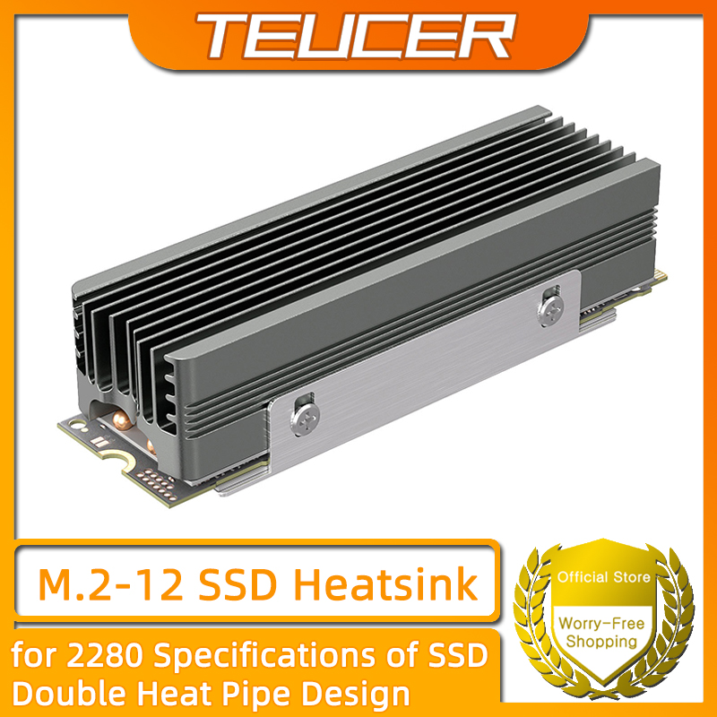 Raspberry Pi Water Cooling Kit - TEUCER M.2 NVMe 2280 SSD koellichaam