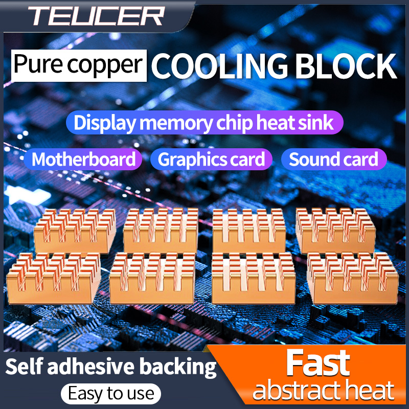 Raspberry Pi Water Cooling Kit - Puur Koperen Videogeheugen Opslag Koelplaat Naaldkolom