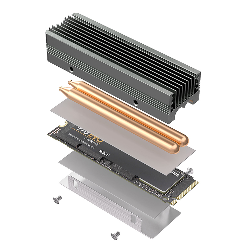 TEUCER M.2 NVMe 2280 SSD koell - Raspberry Pi Water Cooling Kit recensie en prijs