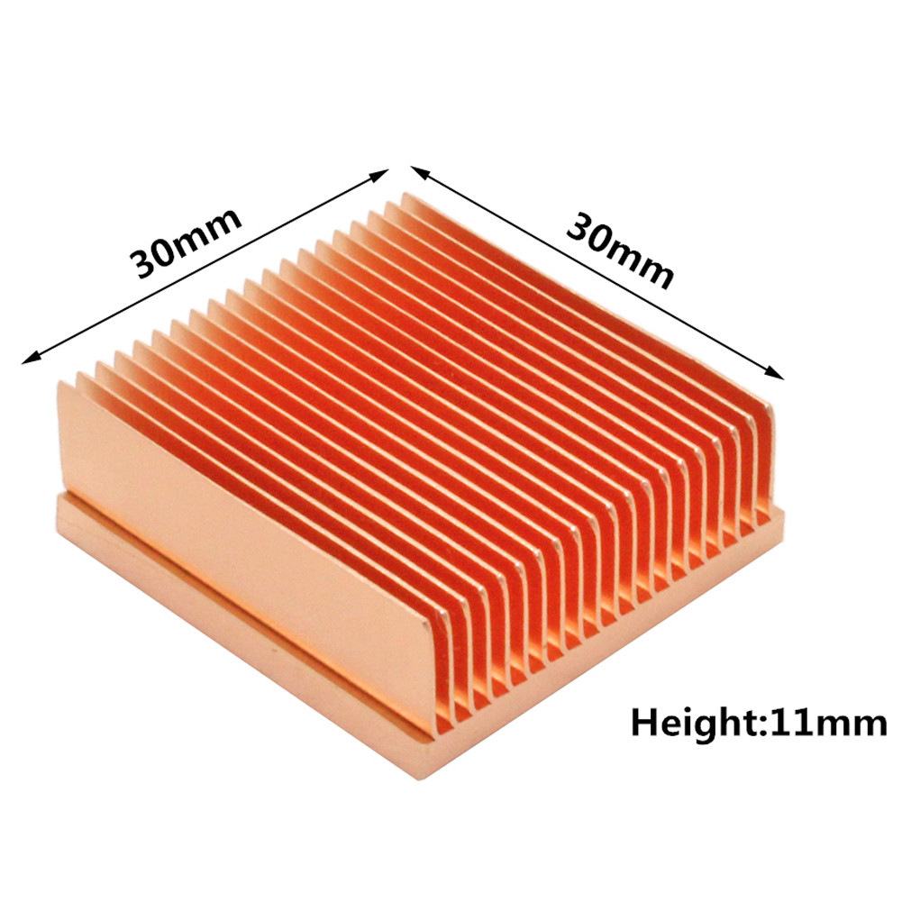 30x30x11mm koellichaam van puu - Raspberry Pi Water Cooling Kit recensie en prijs