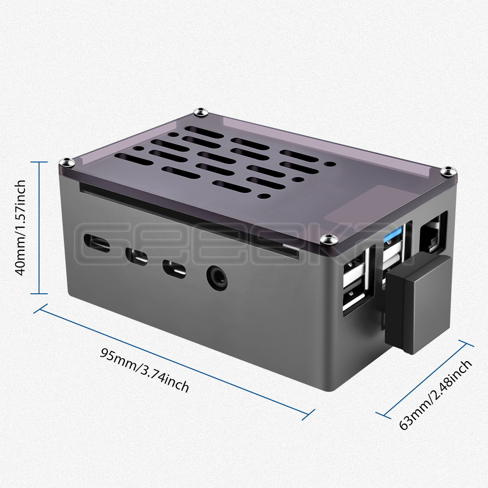 Geeekpi Aluminium Brick Case Z - Argon One V3 M.2 Nvme Case recensie en prijs