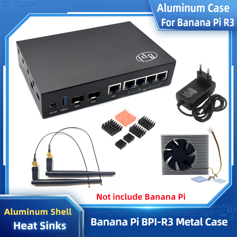 Banaan Pi R3 Aluminium Behuizi - Argon One V3 M.2 Nvme Case recensie en prijs